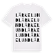Lärkelund ordlek t-shirt
