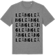 Mid Heather Gray t-shirt med Leäng ordlek t-shirt