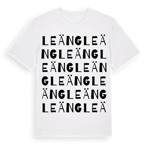 Leäng ordlek t-shirt – ekologisk bomull t-shirt från Pinshirt