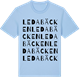 Blue Soul t-shirt med Ledabäcken ordlek t-shirt