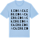Blue Soul t-shirt med Ledbacken ordlek t-shirt