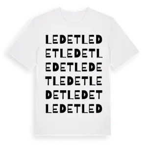 Ledet ordlek t-shirt – ekologisk bomull t-shirt från Pinshirt