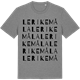 Mid Heather Gray t-shirt med Lerikemåla ordlek t-shirt