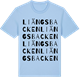 Blue Soul t-shirt med Liängsbacken ordlek t-shirt