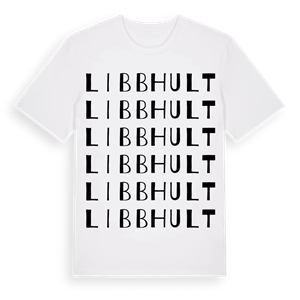 Libbhult ordlek t-shirt – ekologisk bomull t-shirt från Pinshirt