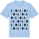 Blue Soul t-shirt med Lida ordlek t-shirt