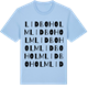 Blue Soul t-shirt med Lidboholm ordlek t-shirt