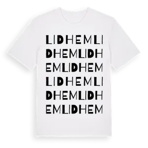 Lidhem ordlek t-shirt – ekologisk bomull t-shirt från Pinshirt