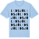 Blue Soul t-shirt med Lidsjö ordlek t-shirt