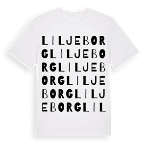 Liljeborg ordlek t-shirt – ekologisk bomull t-shirt från Pinshirt