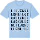 Blue Soul t-shirt med Liljekullen ordlek t-shirt