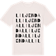 Vintage White t-shirt med Liljendal ordlek t-shirt