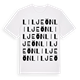 Liljeön ordlek t-shirt