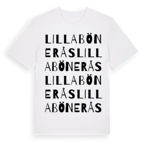 Lilla Bönerås ordlek t-shirt – ekologisk bomull t-shirt från Pinshirt