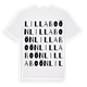 Lilla Boön ordlek t-shirt