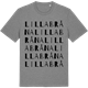 Mid Heather Gray t-shirt med Lilla Bråna ordlek t-shirt