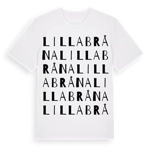 Lilla Bråna ordlek t-shirt – ekologisk bomull t-shirt från Pinshirt