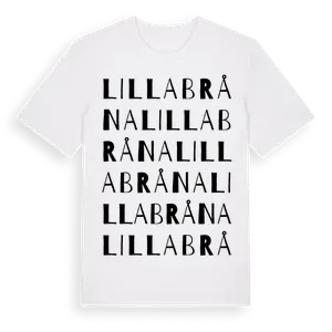 Lilla Bråna ordlek t-shirt – ekologisk bomull t-shirt från Pinshirt