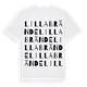Lilla Brände ordlek t-shirt