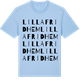 Blue Soul t-shirt med Lilla Fridhem ordlek t-shirt