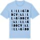 Blue Soul t-shirt med Lilla Gäddevik ordlek t-shirt