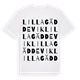 Lilla Gäddevik ordlek t-shirt