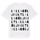 Lilla Göljhult ordlek t-shirt