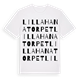 Lilla Hanatorpet ordlek t-shirt
