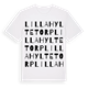 Lilla Hyltetorp ordlek t-shirt