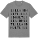 Mid Heather Gray t-shirt med Lilla Idhult ordlek t-shirt