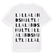 Lilla Lindshult ordlek t-shirt