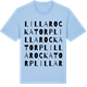 Blue Soul t-shirt med Lilla Rockatorp ordlek t-shirt
