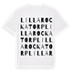 Lilla Rockatorp ordlek t-shirt