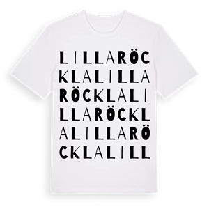Lilla Röckla ordlek t-shirt – ekologisk bomull t-shirt från Pinshirt