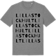 Mid Heather Gray t-shirt med Lilla Stockhult ordlek t-shirt