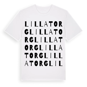 Lilla Torg ordlek t-shirt – ekologisk bomull t-shirt från Pinshirt