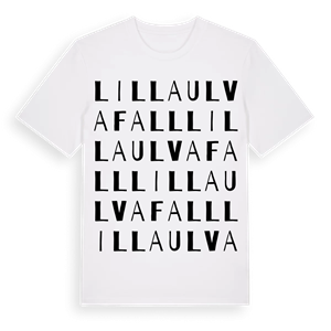 Lilla Ulvafall ordlek t-shirt – ekologisk bomull t-shirt från Pinshirt