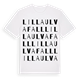Lilla Ulvafall ordlek t-shirt