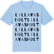 Blue Soul t-shirt med Lilla Vashult ordlek t-shirt