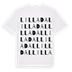 Lilladal ordlek t-shirt
