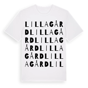 Lillagård ordlek t-shirt – ekologisk bomull t-shirt från Pinshirt