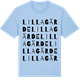 Blue Soul t-shirt med Lillagärde ordlek t-shirt
