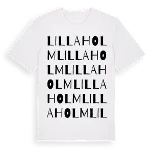 Lillaholm ordlek t-shirt – ekologisk bomull t-shirt från Pinshirt