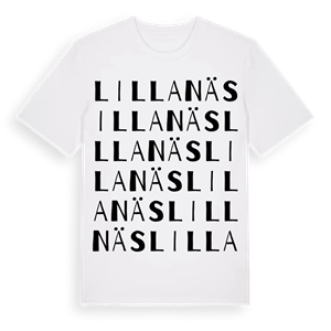 Lillanäs ordlek t-shirt – ekologisk bomull t-shirt från Pinshirt
