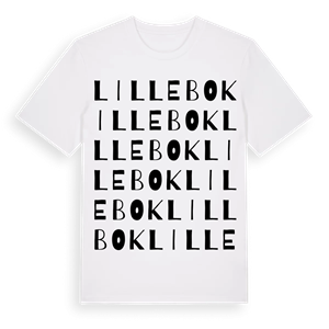 Lille Bok ordlek t-shirt – ekologisk bomull t-shirt från Pinshirt