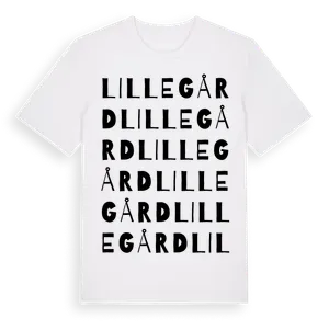 Lillegård ordlek t-shirt – ekologisk bomull t-shirt från Pinshirt