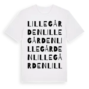 Lillegården ordlek t-shirt – ekologisk bomull t-shirt från Pinshirt