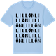 Blue Soul t-shirt med Lillön ordlek t-shirt