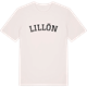 Vintage White t-shirt med Lillön böjd t-shirt