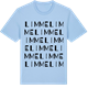 Blue Soul t-shirt med Limme ordlek t-shirt